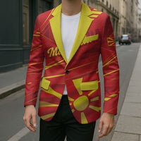 Personalised Macedonia Blazer Flag Color Inspired