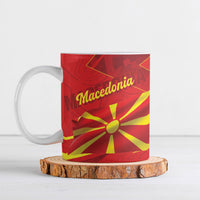 Personalised Macedonia Ceramic Mug Flag Color Inspired