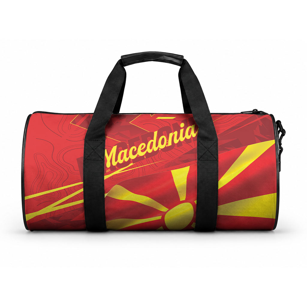 Macedonia Duffle Bag Flag Color Inspired