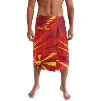 Personalised Macedonia Lavalava Flag Color Inspired