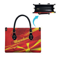 Macedonia Leather Bag Flag Color Inspired
