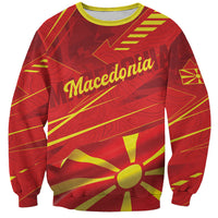Personalised Macedonia Sweatshirt Flag Color Inspired