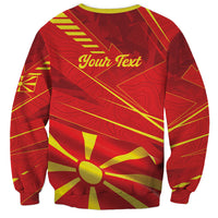 Personalised Macedonia Sweatshirt Flag Color Inspired