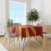 Macedonia Tablecloth Flag Color Inspired