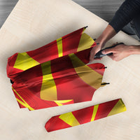 Macedonia Umbrella Flag Color Inspired