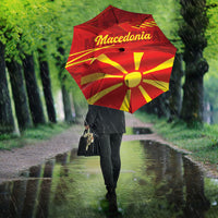 Macedonia Umbrella Flag Color Inspired