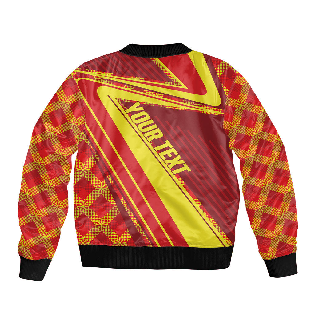 Personalised Macedonia Independence Day Bomber Jacket 8 September 1991