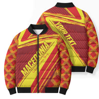 Personalised Macedonia Independence Day Bomber Puffer Jacket 8 September 1991