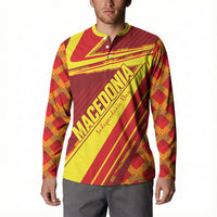 Personalised Macedonia Independence Day Button Sweatshirt 8 September 1991