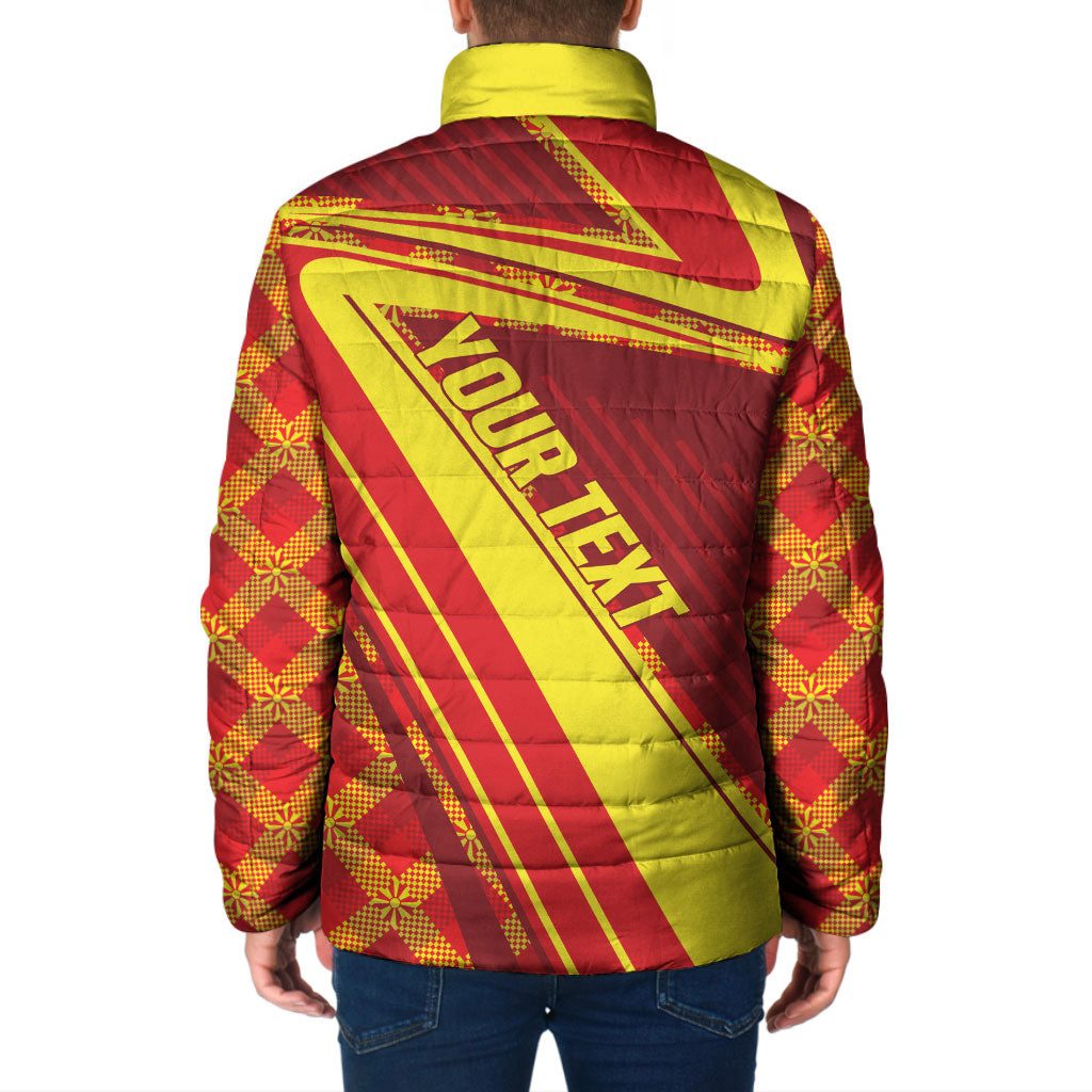 Personalised Macedonia Independence Day Padded Jacket 8 September 1991