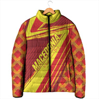 Personalised Macedonia Independence Day Padded Jacket 8 September 1991