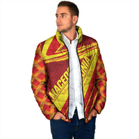 Personalised Macedonia Independence Day Padded Jacket 8 September 1991