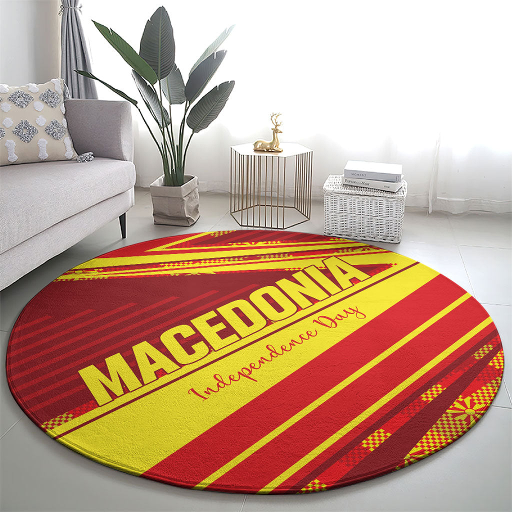 Macedonia Independence Day Round Carpet 8 September 1991