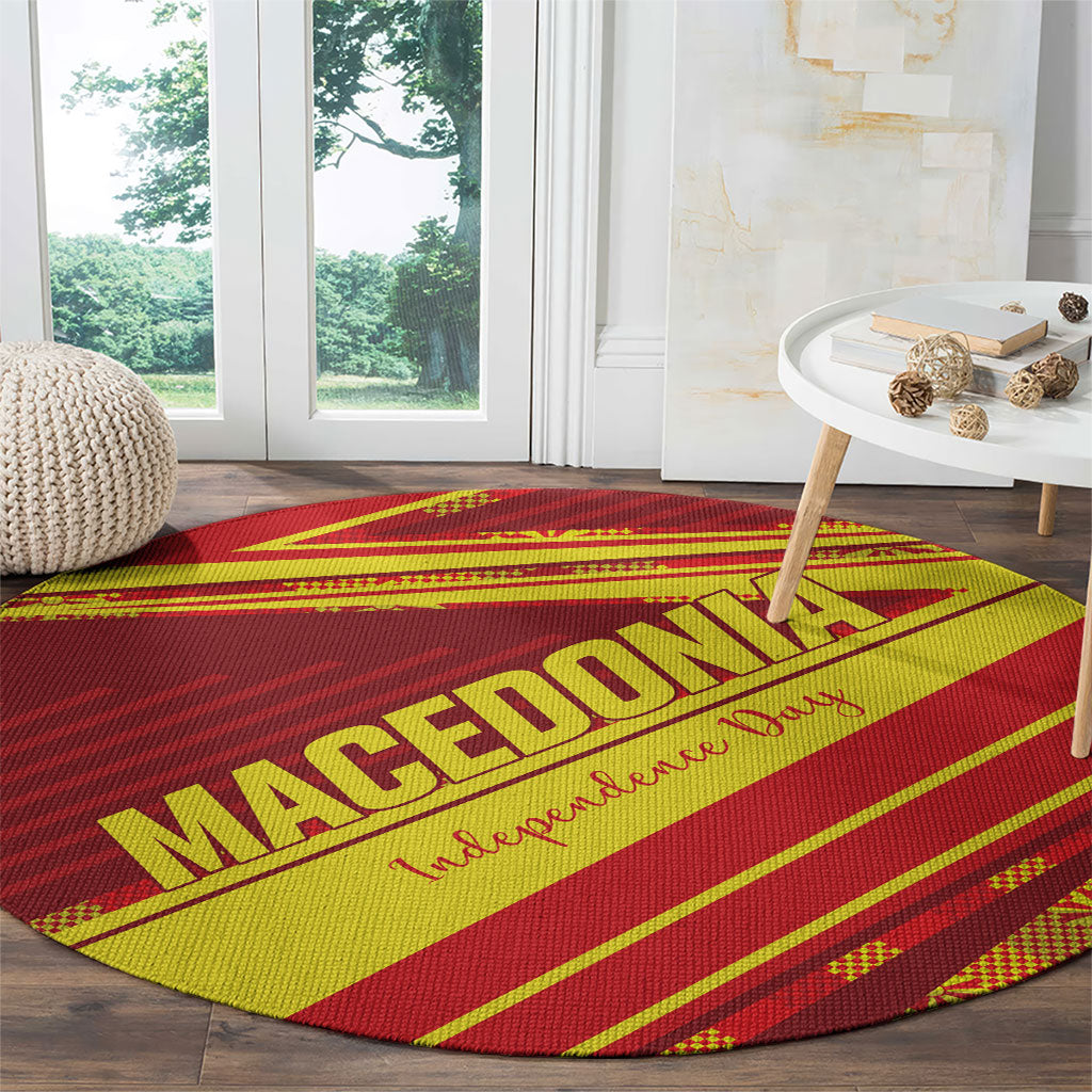 Macedonia Independence Day Round Carpet 8 September 1991