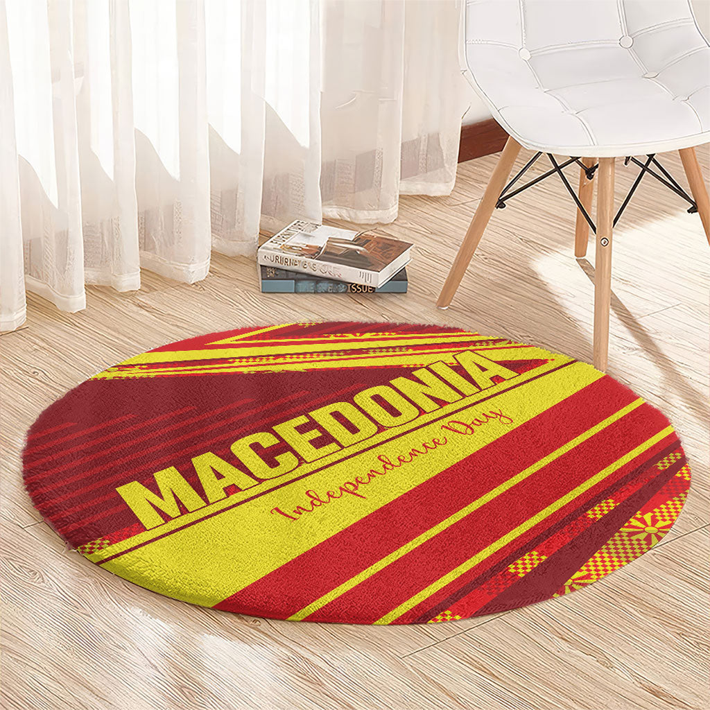 Macedonia Independence Day Round Carpet 8 September 1991