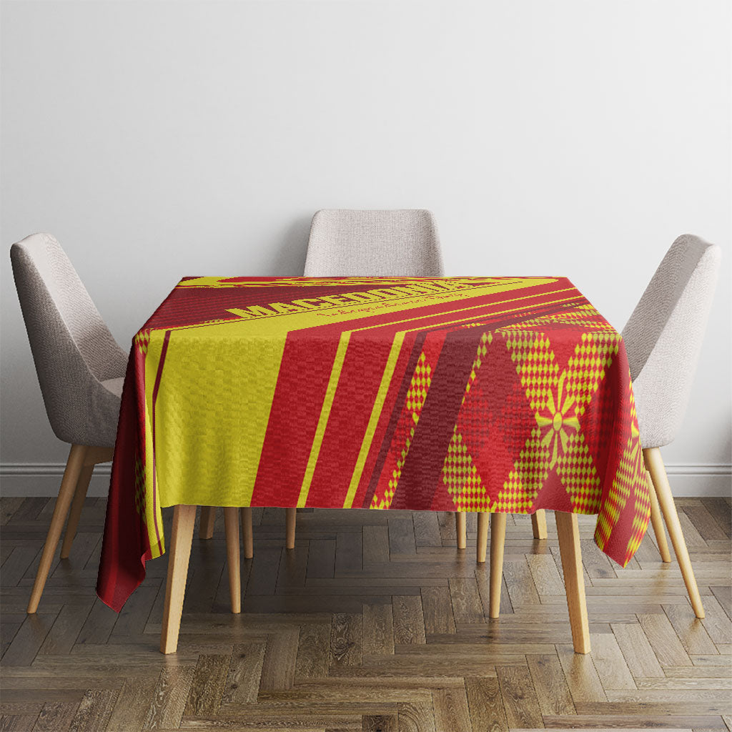 Macedonia Independence Day Tablecloth 8 September 1991