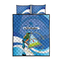 Nicaragua 505 Guardabarranco Quilt Bed Set En Dios confiamos - Wonder Print Shop