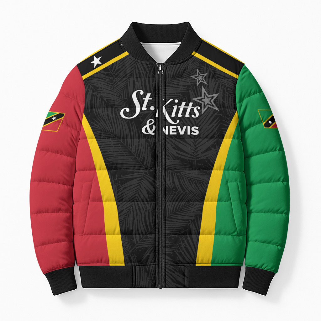 Custom St Kitts and Nevis 2026 Patriots Cricket Bomber Puffer Jacket Patriots Roar Louder