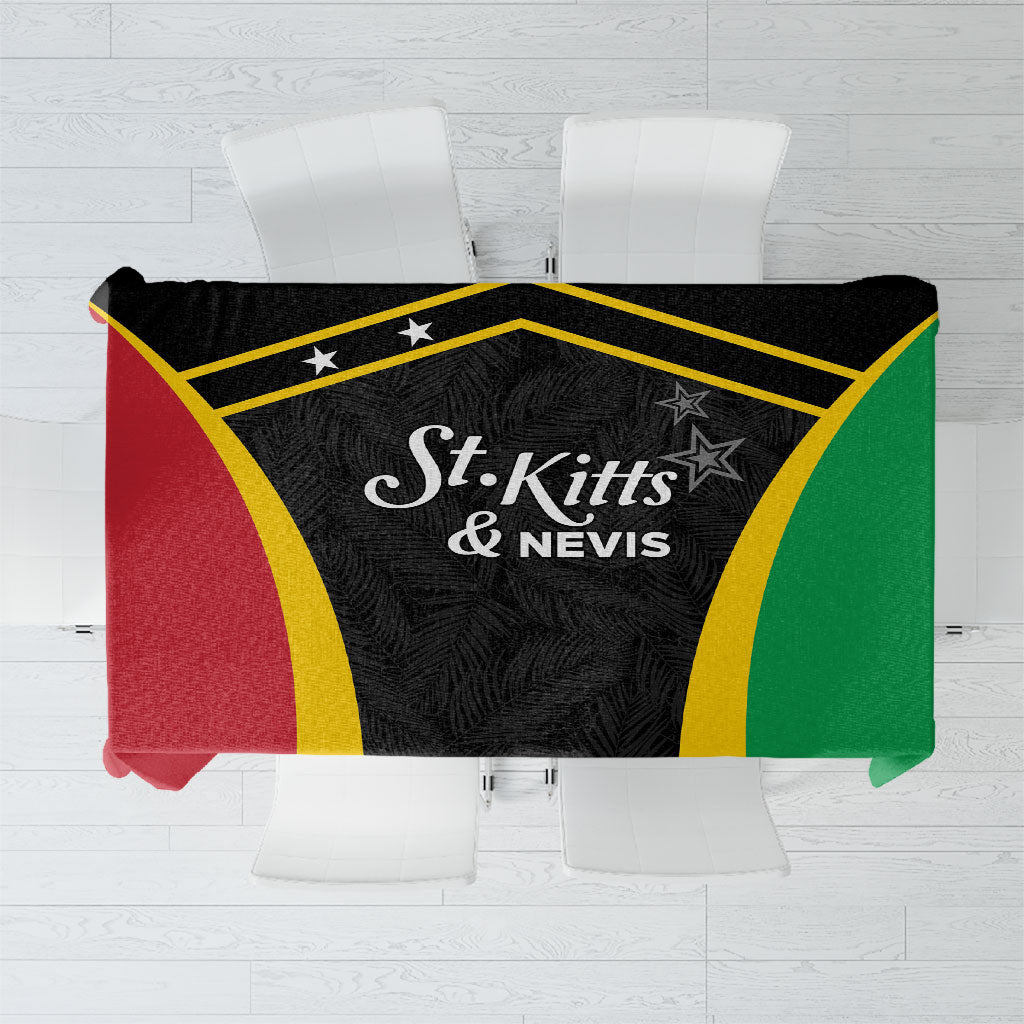 St Kitts and Nevis 2026 Patriots Cricket Tablecloth Patriots Roar Louder