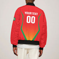 Custom Guyana 2026 Amazon Warriors Cricket Bomber Jacket Go Champions