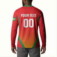Custom Guyana 2026 Amazon Warriors Cricket Button Sweatshirt Go Champions