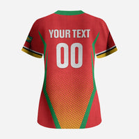 Custom Guyana 2026 Amazon Warriors Cricket Scrub Top Go Champions