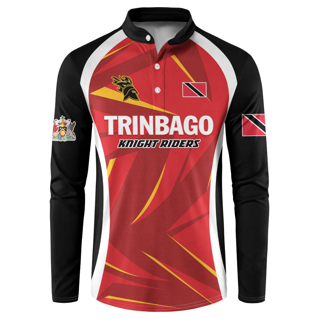 Custom Trinbago 2026 Knight Riders Cricket Button Sweatshirt TKR Back to Back Champions