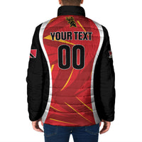 Custom Trinbago 2026 Knight Riders Cricket Padded Jacket TKR Back to Back Champions
