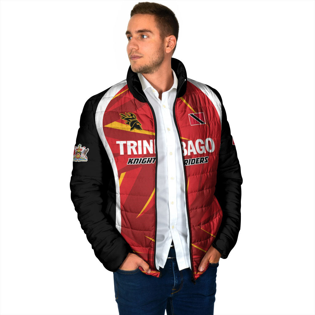 Custom Trinbago 2026 Knight Riders Cricket Padded Jacket TKR Back to Back Champions