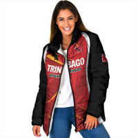 Custom Trinbago 2026 Knight Riders Cricket Padded Jacket TKR Back to Back Champions