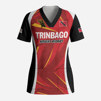 Custom Trinbago 2026 Knight Riders Cricket Scrub Top TKR Back to Back Champions