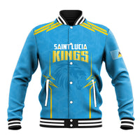 Custom Saint Lucia 2026 Cricket Kings Baseball Jacket Go Champions