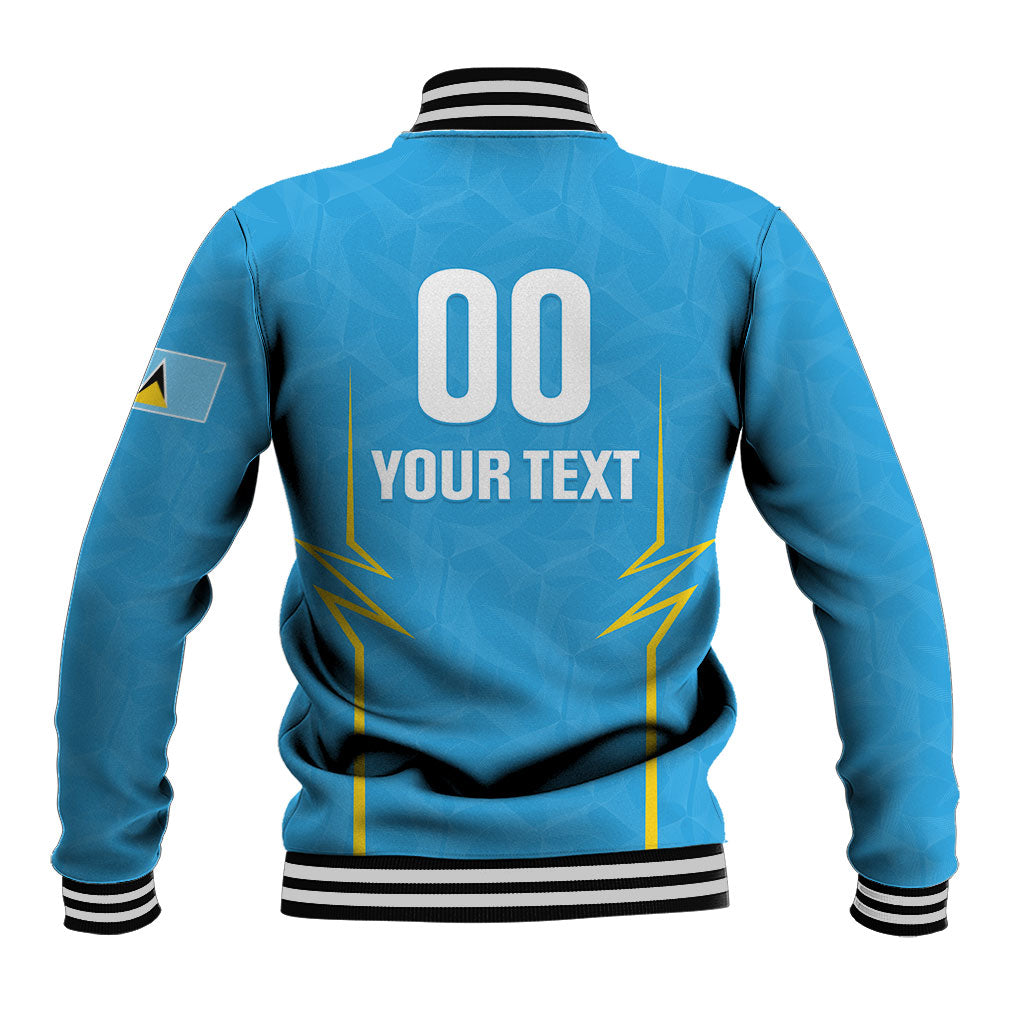 Custom Saint Lucia 2026 Cricket Kings Baseball Jacket Go Champions