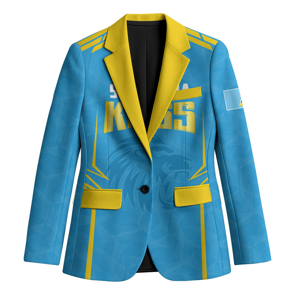 Custom Saint Lucia 2026 Cricket Kings Blazer Go Champions