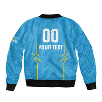 Custom Saint Lucia 2026 Cricket Kings Bomber Jacket Go Champions
