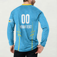 Custom Saint Lucia 2026 Cricket Kings Button Sweatshirt Go Champions