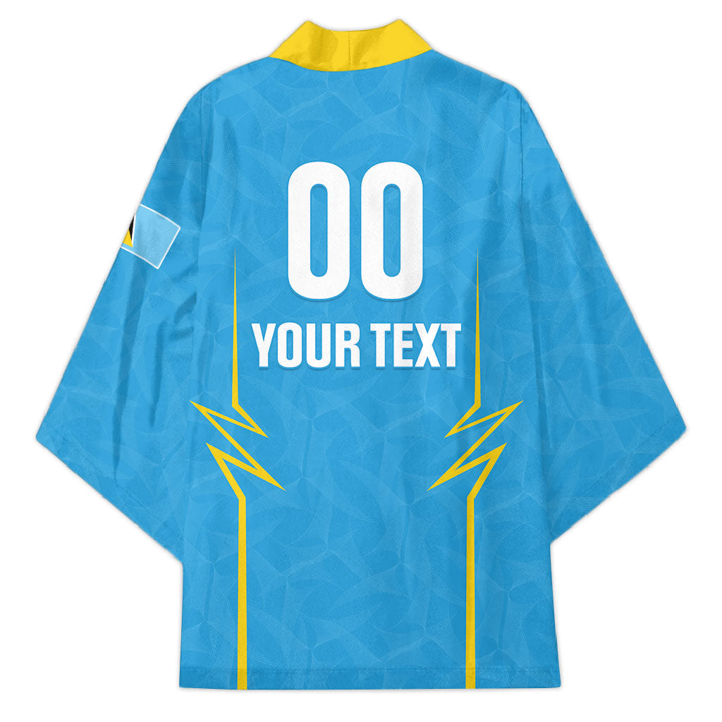 Custom Saint Lucia 2026 Cricket Kings Kimono Go Champions