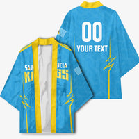 Custom Saint Lucia 2026 Cricket Kings Kimono Go Champions