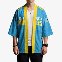 Custom Saint Lucia 2026 Cricket Kings Kimono Go Champions