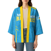 Custom Saint Lucia 2026 Cricket Kings Kimono Go Champions