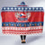 Czech Republic Christmas Hooded Blanket Czechia Vesele Vanoce