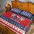 Czech Republic Christmas Quilt Bed Set Czechia Vesele Vanoce - Wonder Print Shop