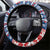 Czech Republic Christmas Steering Wheel Cover Czechia Vesele Vanoce - Wonder Print Shop