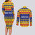 Personalized Venezuela Christmas Couples Matching Long Sleeve Bodycon Dress and Long Sleeve Button Shirt Feliz Navidad - Wonder Print Shop