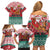 Personalized Hungary Christmas Family Matching Off Shoulder Short Dress and Hawaiian Shirt Magyarorszag Boldog Karacsonyt - Wonder Print Shop