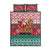 Hungary Christmas Quilt Bed Set Magyarorszag Boldog Karacsonyt - Wonder Print Shop