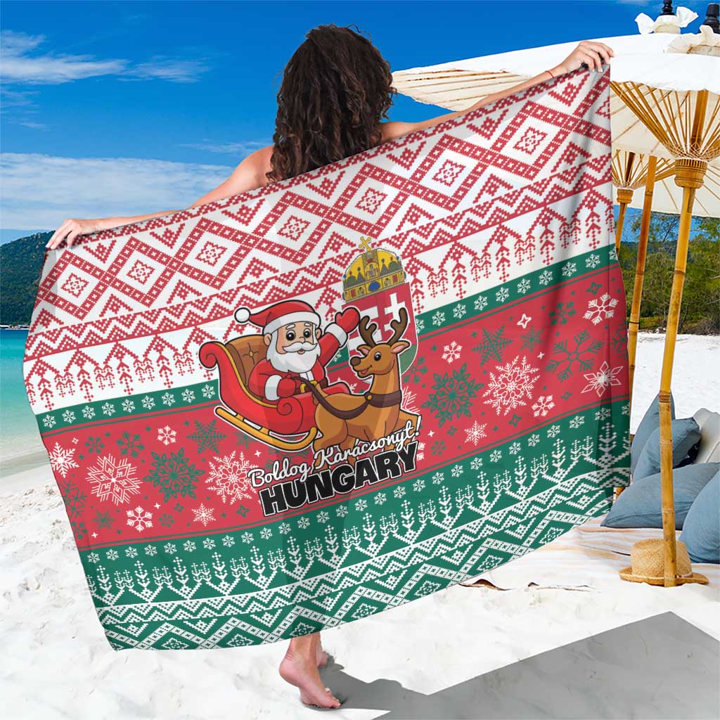 Hungary Christmas Sarong Magyarorszag Boldog Karacsonyt