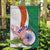 India Republic Day Garden Flag Lotus Floral Paisley Pattern - Wonder Print Shop