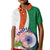 India Republic Day Kid Polo Shirt Lotus Floral Paisley Pattern - Wonder Print Shop