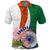 India Republic Day Polo Shirt Lotus Floral Paisley Pattern - Wonder Print Shop